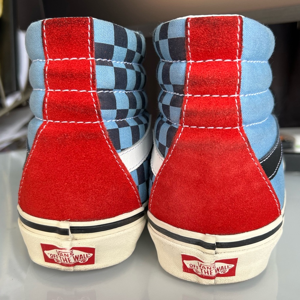 Vans Sk8-hi 38 Reissue 50th Anniversary Stv/ Multi Color gently USED! - Picture 2 of 10
